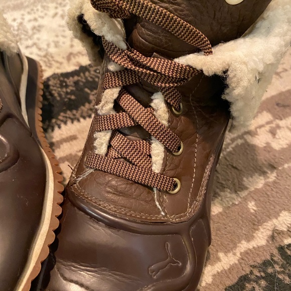 Rare Chocolate Brown Puma Boots - Picture 4 of 7